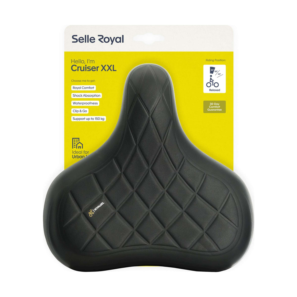 Selle royal selle cruiser relax xxl uni noir