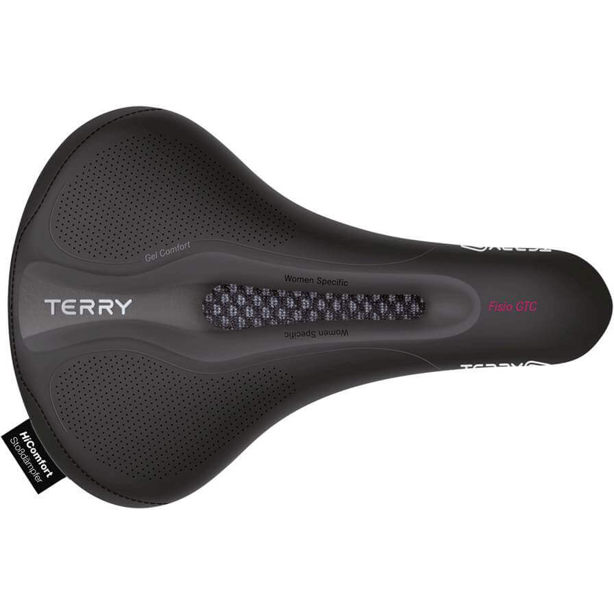 Terry Sattel Fisio GTC Gel Damen schwarz