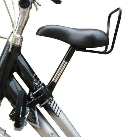 Selle siège enfant sur tube vélo dames