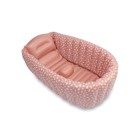 Repérer le bonheur | bain bébé rouge blanc