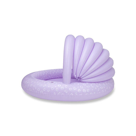 Léopard | piscine lilas ø 100 cm avec parasol