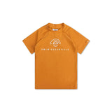 Étoile de mer | maillot de bain anti-UV orange à manches courtes