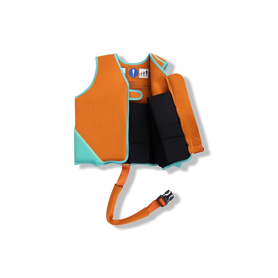 Affrontement vif | gilet de sauvetage orange 3-6 ans