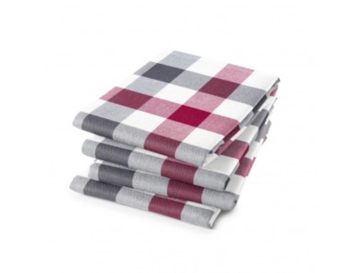 Ddddd torchon carré anthracite 6 pcs