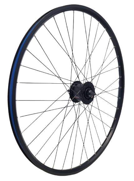 KGZ KGZ forhjul 28 tommer (622) NAFDYN+R.BRAKE 6V2.4 W Fixed RIM og eger sort