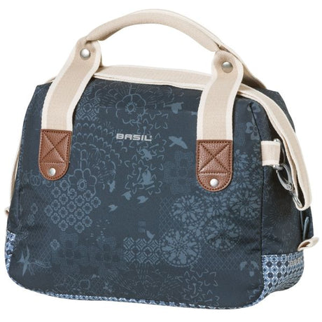 Basil Bohème City Bag - Bleu, élégant à main, épaule et sac de guidon, hydrofuge, 8 litres de contenu