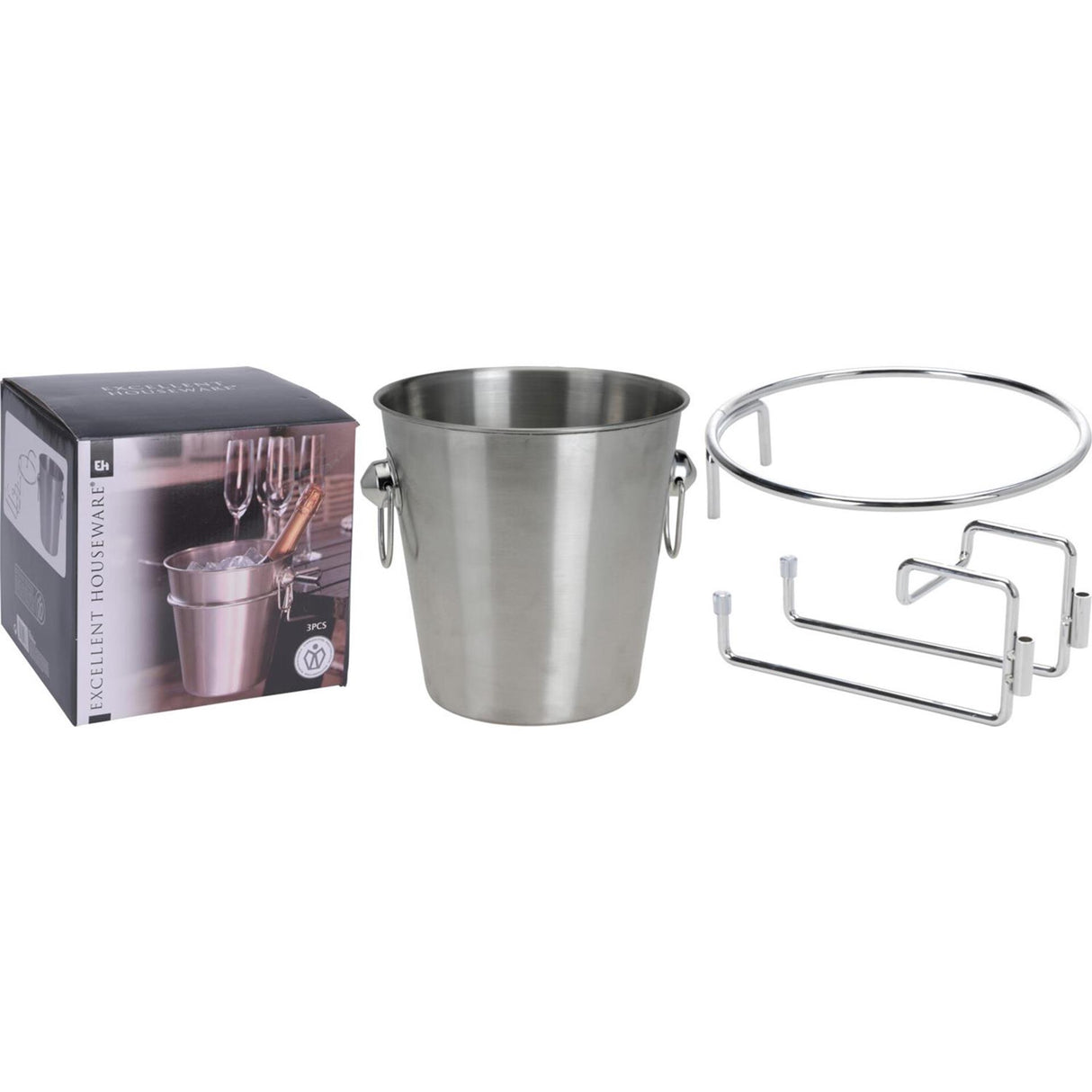 Excellent ustensiles de Champagne en 3 parties en acier inoxydable au champagne en 3 parties