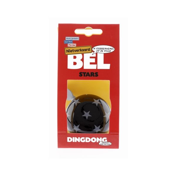 Nv ding dong appelez 60 mm étoiles noires avec carte étoile