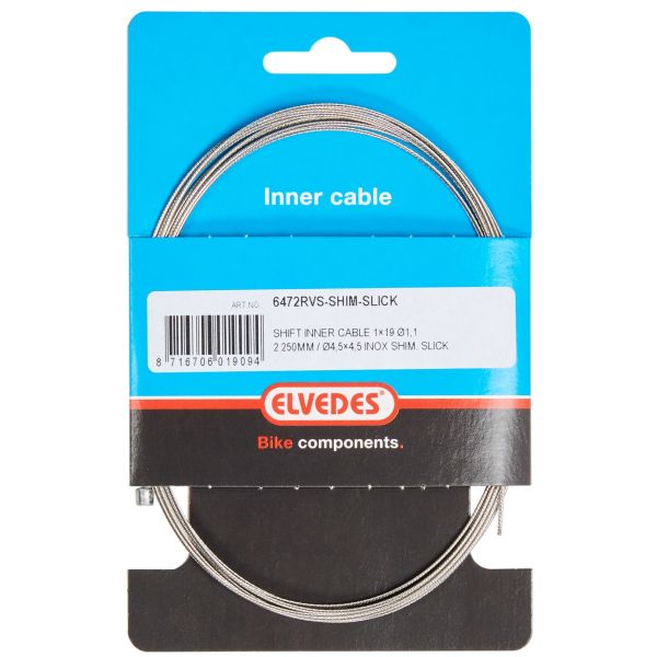 Shimano de câble préparatoire 2,25 m 1,1 mm d'argent
