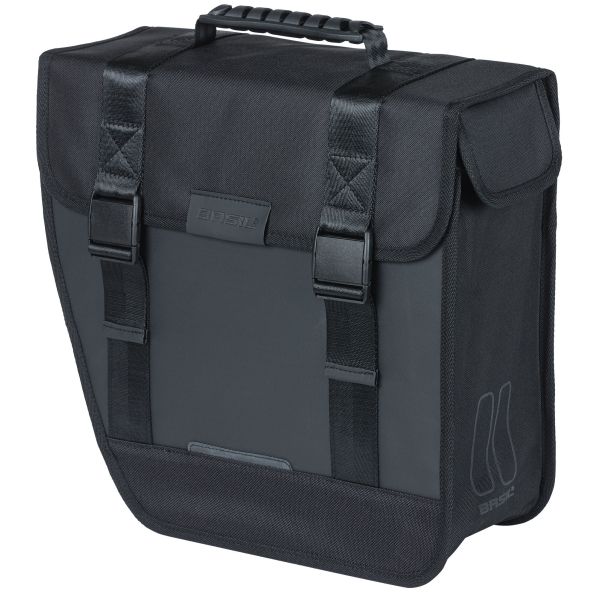 Tour de basilic à gauche - Sac à vélo unique noir