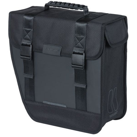 Tour de basilic à gauche - Sac à vélo unique noir