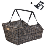 Panier basilic cento aspect rotin marron (mik)