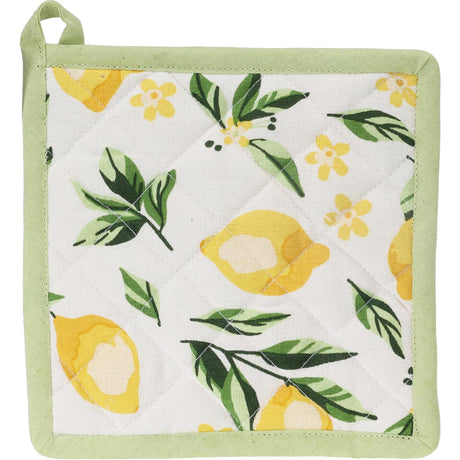 Home styling pannenlap 20x20cm citroen pannenlap 20x20cm