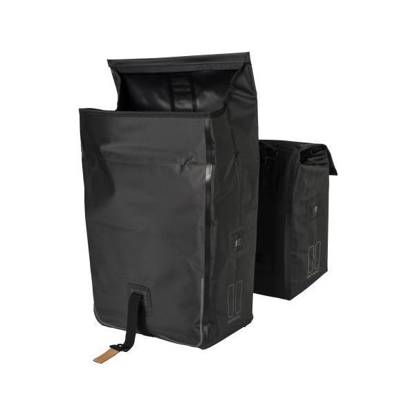 Basil Urban Dry Double Bicycle Sac, étanche, 50L, Matt Black