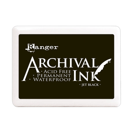 Ranger Ink Ranger • Tampon encreur géant pour archives, noir de jais