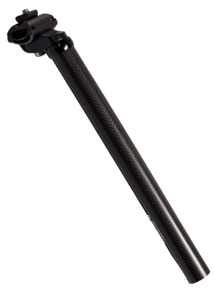 HZB AA+ Carbon Seat Post con Alu Kop ATB Race 27,2 mm 300 mm nero