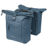 Basil sac de vélo double brooklyn mik 41l 14 x 30 x 37 cm - bleu