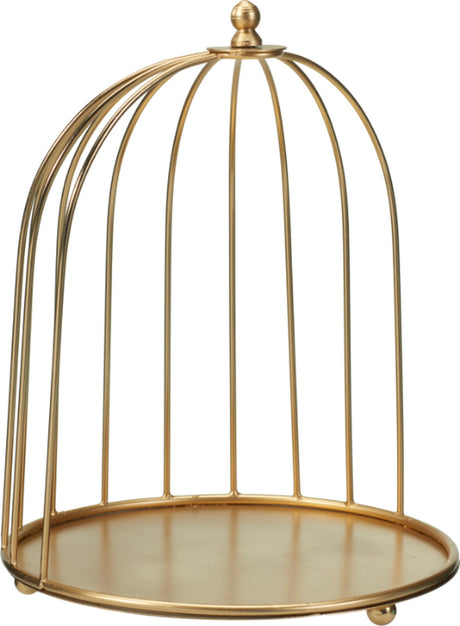 Home styling decoratie kooi 26cm goud decoratie kooi 26cm goud