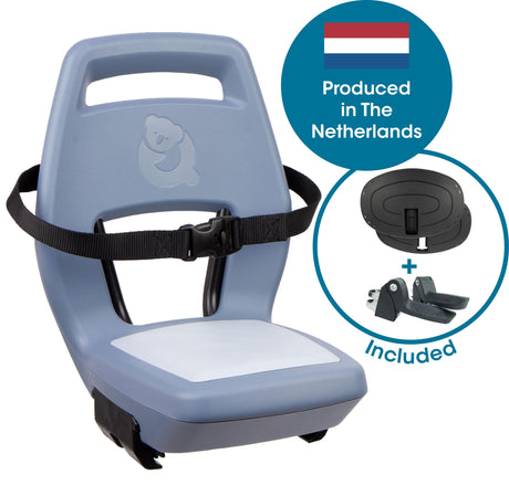 Qibbel siège arrière junior 6+ porte-bagages bleu