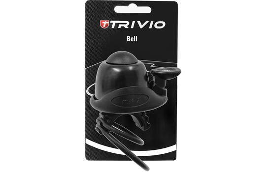 Trivio - sonnette de vélo easyfit noir