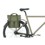Sacoche de vélo simple Basil Go 16 litres 15 x 29 x 34 cm - vert foncé