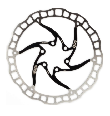 Elvedes Frein Disc LX16 One Piece 160 mm noir