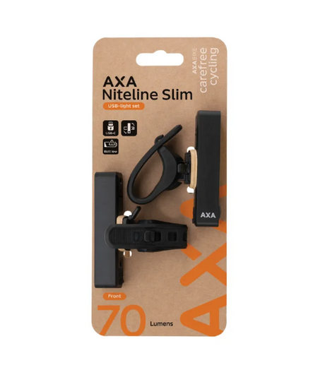 Axa kit d'éclairage niteline slim usb