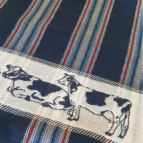 Ddddd theedoek friesian blue 60x65cm 6 stuks