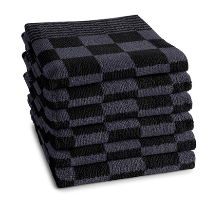 Ddddd torchon barbecue 50x55 anthracite | 6 pièces
