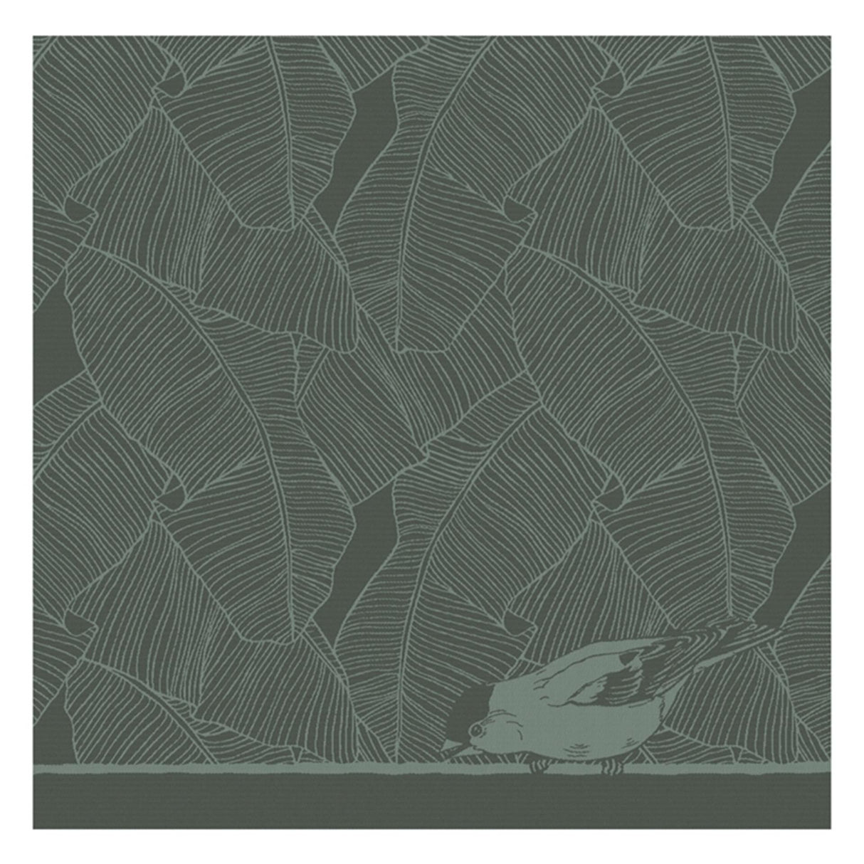Ddddd torchon birdy vert 6 pcs