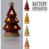 Sapin de Noël décoratif LED 12 cm