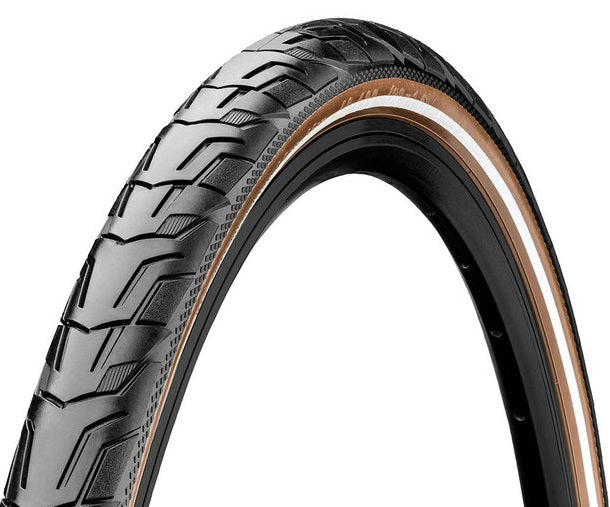 Continental pneu ride city breaker 42-622 28x1.60 700x42c noir-marron reflex oem