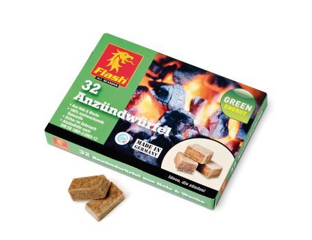 Allume-feu Boomex - cire à bois - 32 pièces