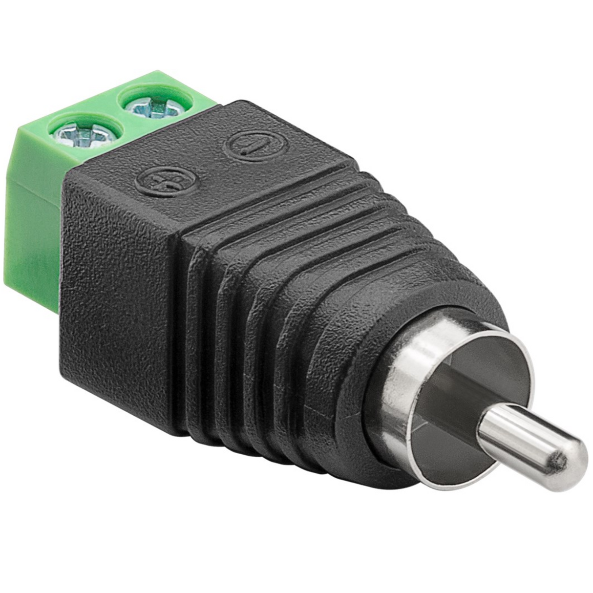 Bloc de connexion 2 broches > fiche RCA