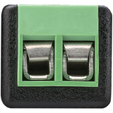 Bloc de connexion 2 broches > fiche RCA