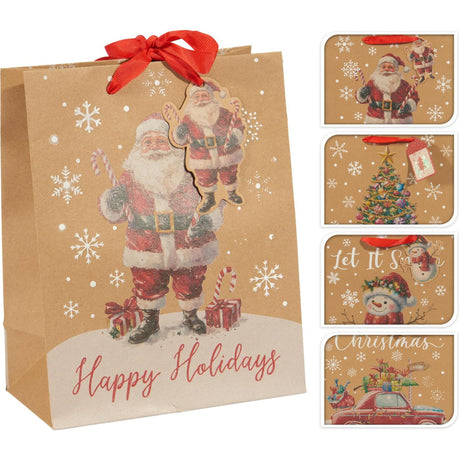 Geschenktas kerst klein 4ass
