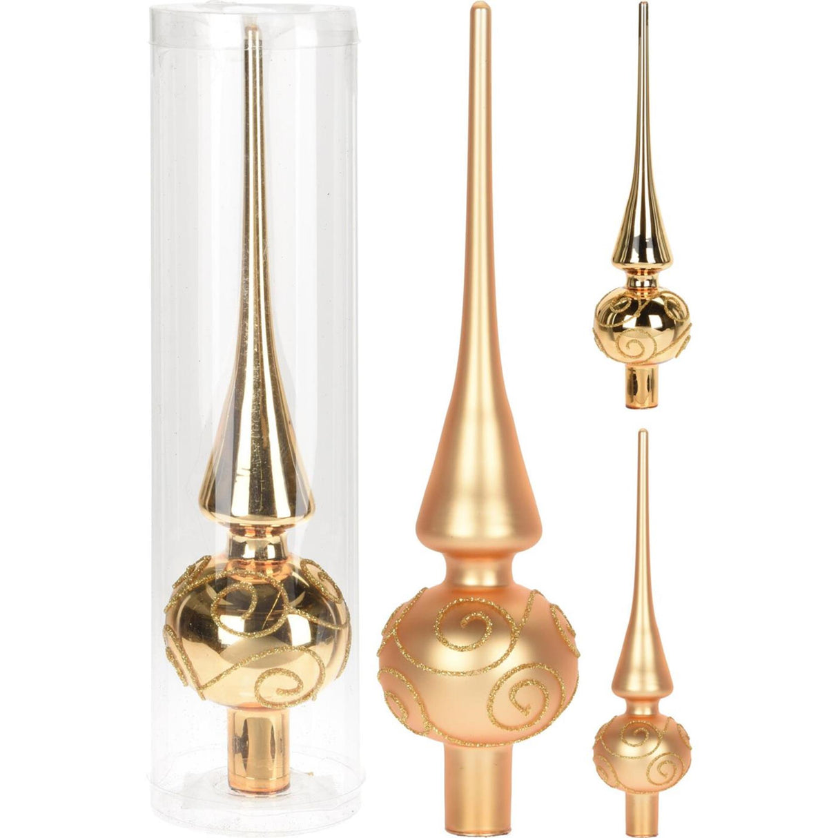 Verre Peak doré 25cm 2 assortis