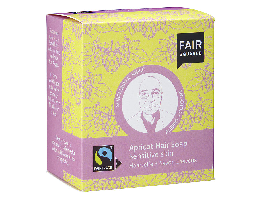 Shampoing solide Fair Squared - Abricot sensible - 2 pièces