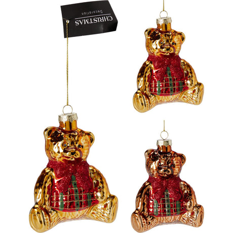 Cintre ours 10x6x11cm présentoir 12 pcs