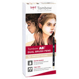 Tombow • stylo pinceau autour d'un stylo pinceau double 12x couleurs portrait