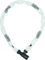 Lock de chaîne ABUS 1500 60 Web blanc - 4 mm d'épaisseur - 60 cm - Lock de vélo sportif blanc