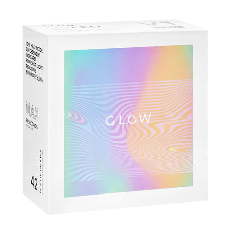 Lampe LED UV Glow v1 double 168W blanche avec bleu métallisé