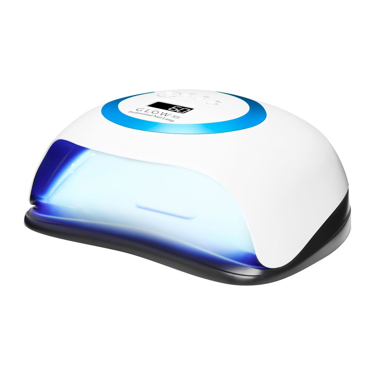 Lampe LED UV Glow v1 double 168W blanche avec bleu métallisé