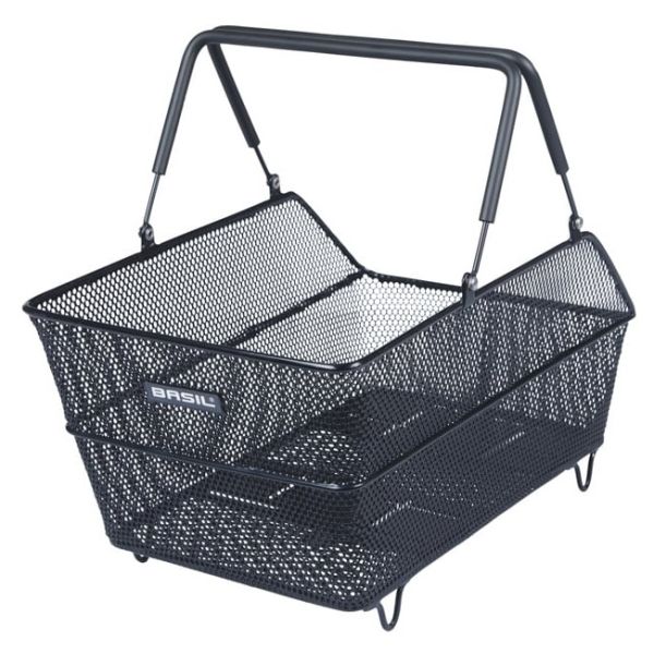 Basil panier à vélo cento panier arrière multisystem nx - noir