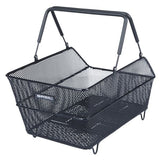 Basil panier à vélo cento panier arrière multisystem nx - noir