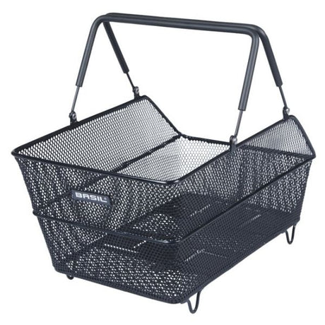 Basil panier à vélo cento panier arrière multisystem nx - noir
