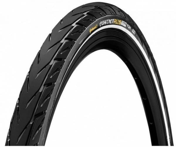 Continental Tire Contact Plus City 47-622 (28x1.75) Črni refleks