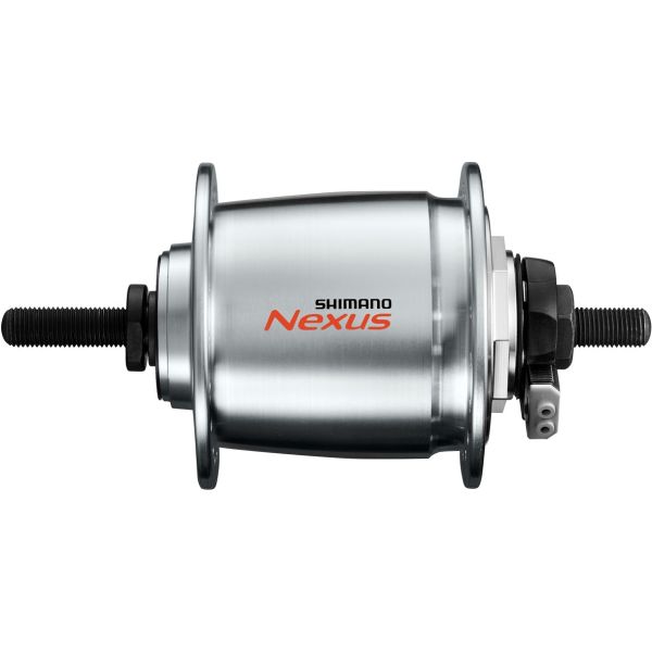 Moyeu dynamo Shimano dh-c6000-1r 36 trous 6v 1,5 watts pour frein à rouleaux - argent