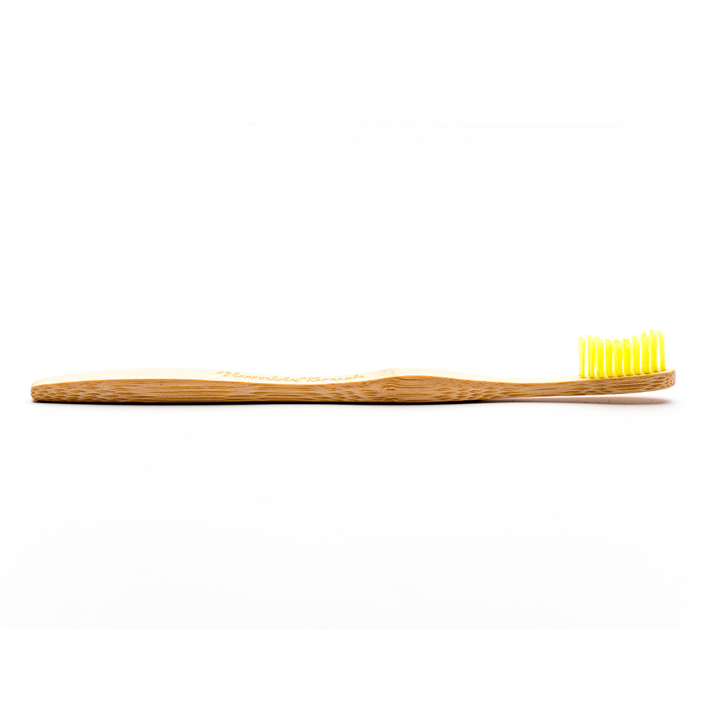 La humble co. brosse à dents en bambou - souple - jaune