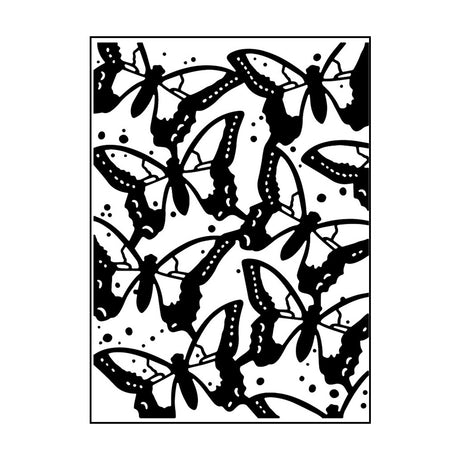 Carabelle studio • gabarit gaufrage 10,8x14,6cm papillons
